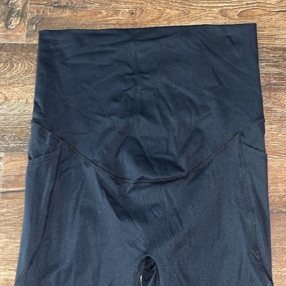Bub's Maternity Leggings Full Length + Pockets large LIKE NEW - Picture 5 of 7